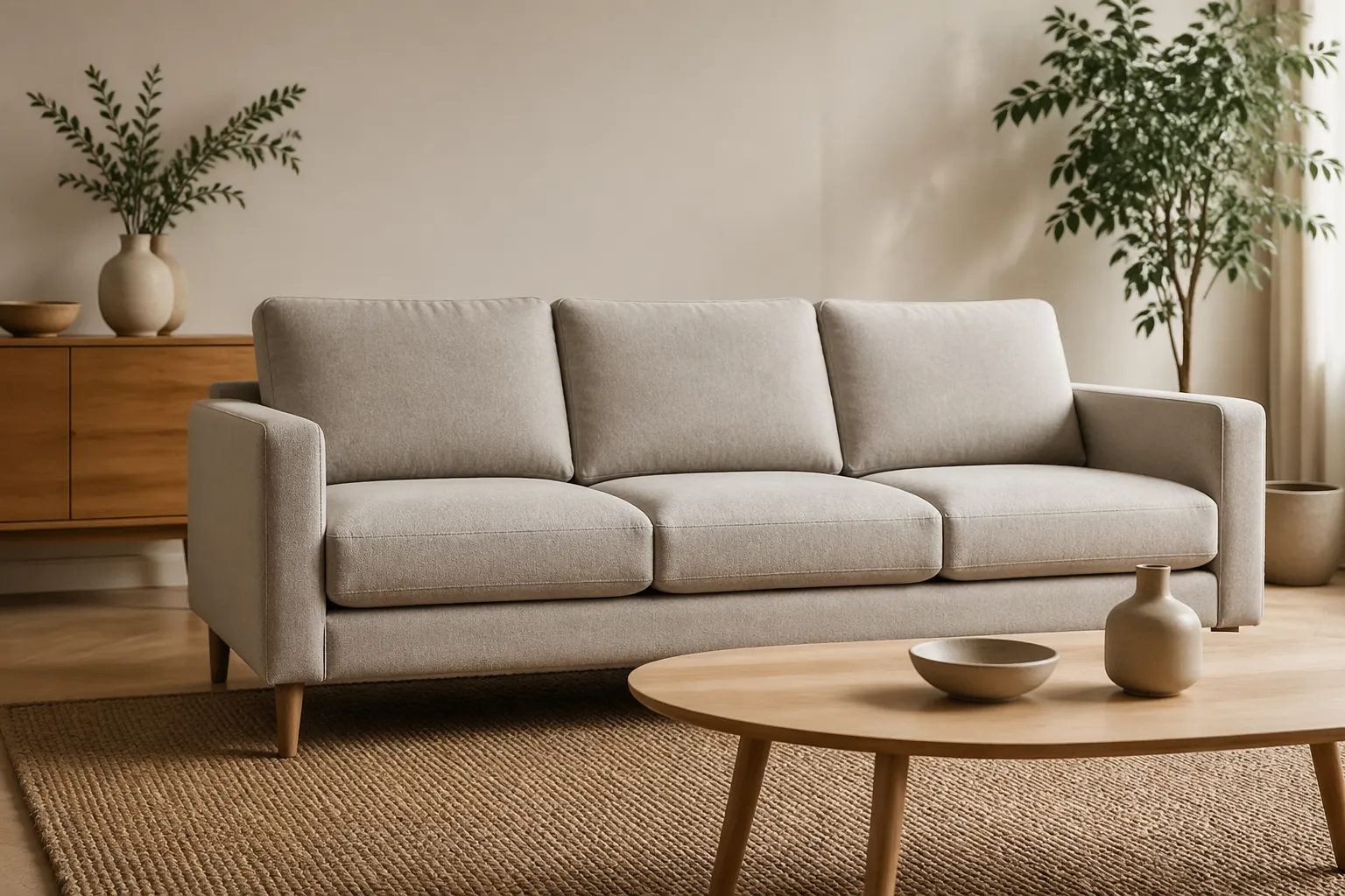 Comfortabele en stijlvolle 3-zits bank met een duurzaam tweede leven.